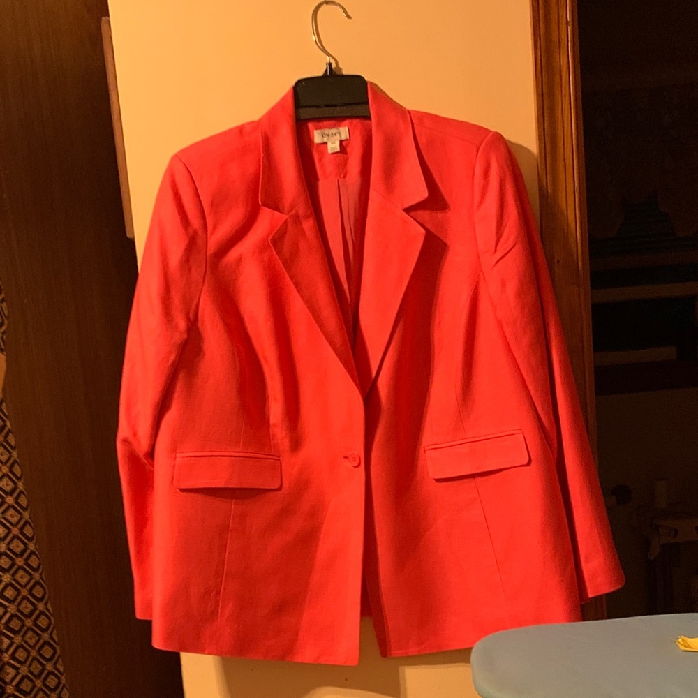 Vibrant Coral Women's Blazer